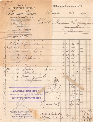 1920 societe fourneaux - 1920,