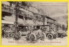 cpa France PARIS 1905 Expo AUTOMOBILE Car Show STAND Voiture DELAUNAY BELLEVILLE