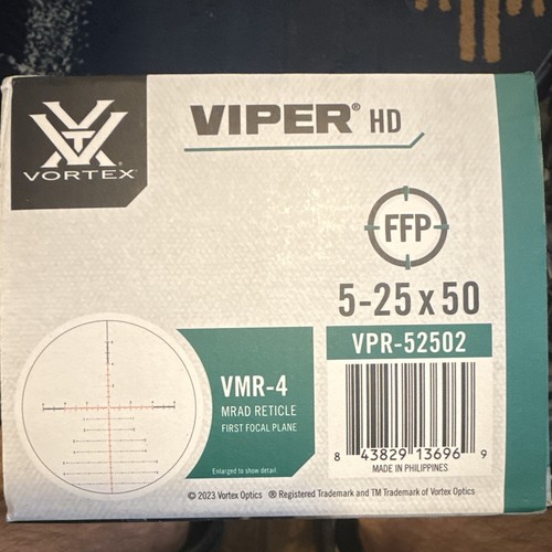 Vortex viper ffp 25x50 - viper,