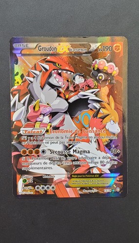 Carte pokémon groudon de - pokémon, ex