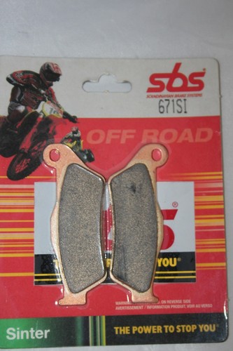 Plaquettes frein moto - frein, sbs