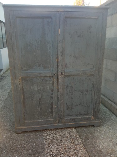 Armoire penderie patinée - penderie,