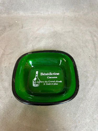 Cendrier verre bénédictine - cendrier,