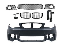 Pare-chocs avant look 1M M1 et calandre pour BMW série 1 E81 E82 E87 E88