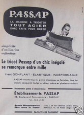 PUBLICITÉ PASSAP LA MACHINE