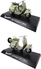 Lot 2 MOTO VESPA ITALIE Fassi Toys 1/18 : Sport 6 Giorni + Hoffmann 125