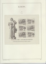 POUR ALBUM  LEUCHTTURM  LOT 82  PAGES  EUROPA  OCCASION  1989/94   BE   REF.18