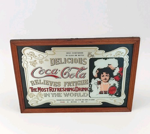 Cadre miroir publicitaire coca - publicitaire,