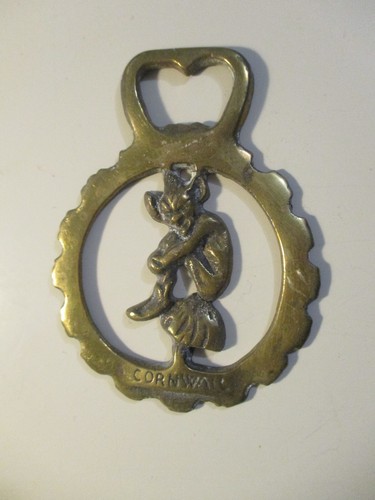 Plaque bronze laiton décor - bronze/laiton,