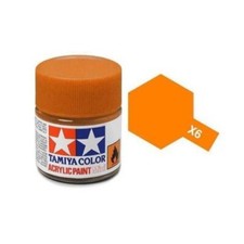 TAMIYA Pot de peinture Acrylique 10ml X-6 Orange Neuf Jamais ouvert