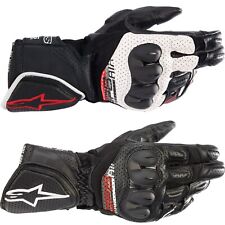 Gants De Moto Alpinestars SP-8 V3 Air D'Été En Cuir Sport Racing Préformés