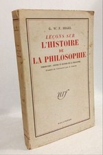 Leçons sur l'histoire de la philosophie | G.W.F. Hegel | Etat correct