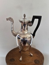 Cafetière verseuse argent massif Empire poinçon vieillard tête de cheval