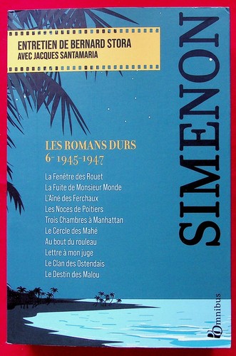 Simenon les romans durs 6 - romans,