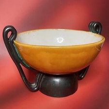 Coupe à fruit / centre de table en céramique DLG Vallauris Beretta Barnoin