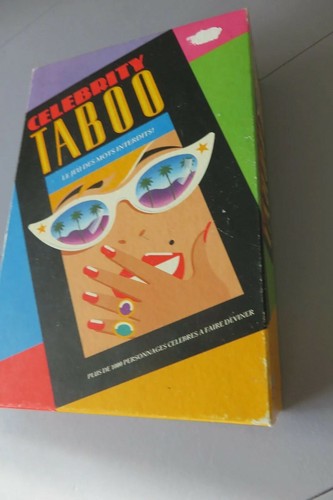 Jeu taboo celebrity des - taboo, le