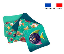 Lingettes lavables motif poissons bonbons x 6 - Création Stillistic