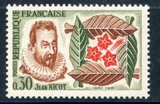 TIMBRE FRANCE NEUF N° 1286 ** INTRODUCTION DU TABAC / JEAN NICOT