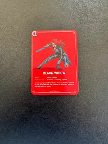 Carte disney black widow pour - black,