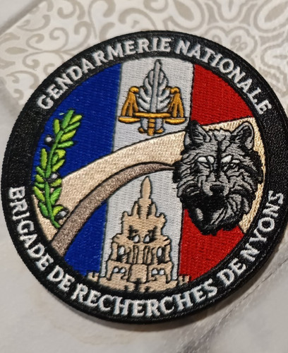 Ecusson rondache gendarmerie - rondache,