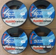 lot 4 bobines Tecnofish Sideral Fluorocarbon peche carnassier leurre brochet b
