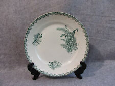 plat rond faïencerie de saint