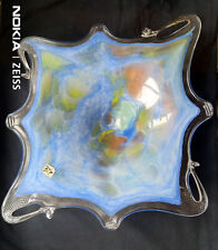 Plat en verre de Murano vintage Art Gruppo Vittorio plat.