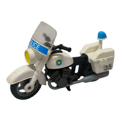 Sympa moto police - , playmobil