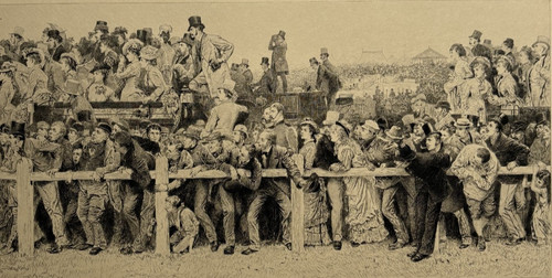 Derby day gravure eau forte - day,