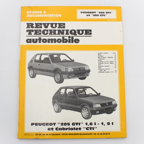 Revue technique automobile - revue,