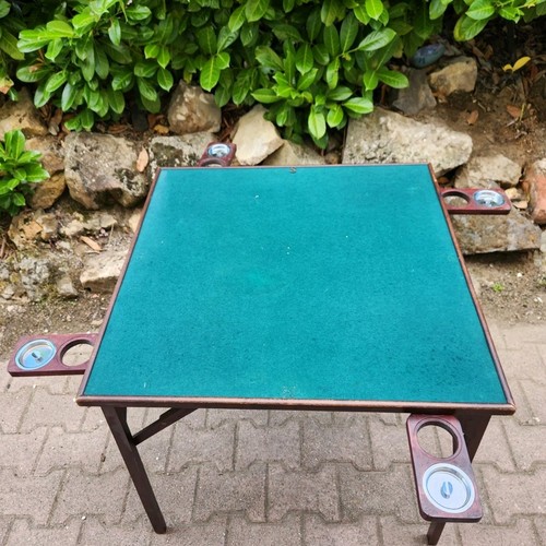 Ancienne table jeu bois - table,