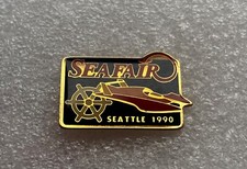 pin's seafair speed boat bateau rapide seattle 1990 hydroplane pin pins lapel