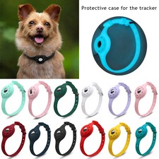 Collier Pour Chien Airtag Tracker Collier De Protection Réglable Anneau De /