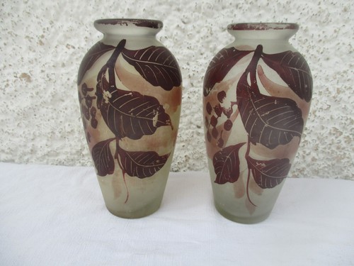 Anciennne paire vases - de, art
