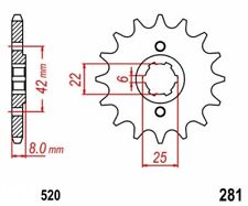 Pignon Sortie Boite Avant 15