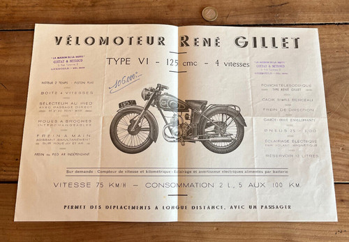 Brochure moto n278 rené - moto,
