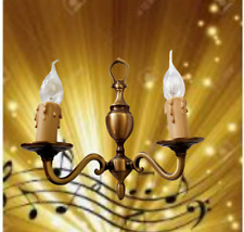 Applique murale style Hollandais 2 Lampes