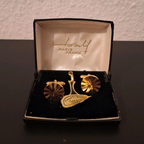 Boutons manchette vintage - de,