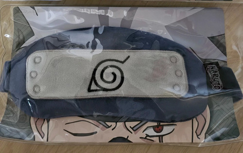 Naruto sleep mask gray - sleep,