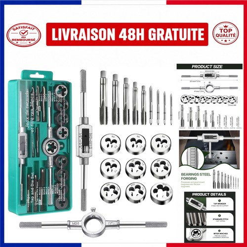 Kit taraudage pcs - kit, m3-m12