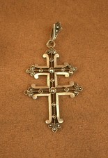Important Pendentif Croix de