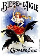 POSTER AFFICHE  BIERE AIGLE