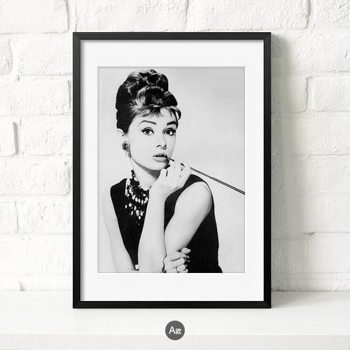 Toile tableaux audrey hepburn - ,