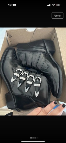 Bottines femme cuir - bottines, 38