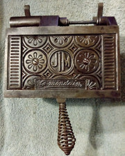 Gaufrier Moule à Gaufrettes électrique JIM, Le Mondain N°34 Début XXème