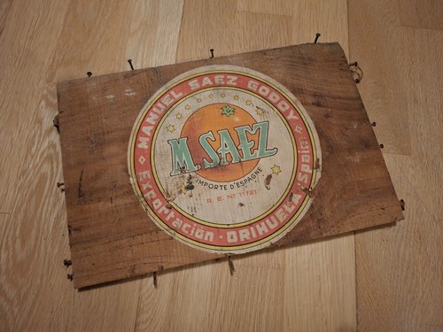 Ancienne étiquette caisse