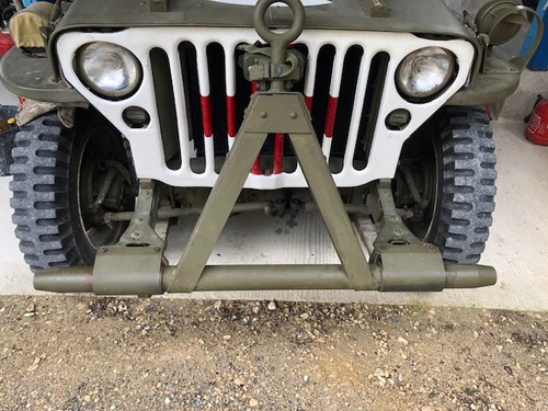 Tow bar pour - pour, willys