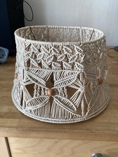 Abat Jour Vintagé En Macramé