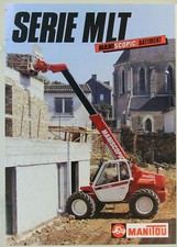 prospectus brochure chariot élévateur Manitou SERIE MLT tracteur tractor traktor