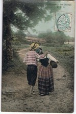 LA VIE AUX CHAMPS - Retour des champs - Rateau foin